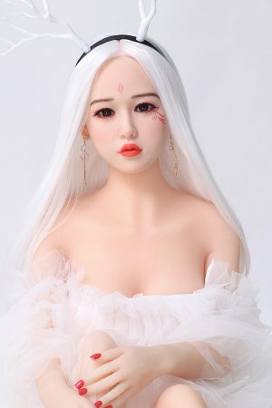 D03001 13158cm-F-カップ 白い髪の妖精 お姉さん 綺麗いなラブドール