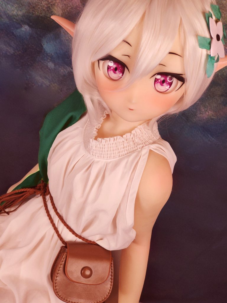 D23006 10 1ラブドール 妖精 萌え系白髪 ロリ 精霊 アニメ 顔