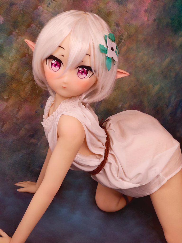 D23006 6ラブドール 妖精 萌え系白髪 ロリ 精霊 アニメ 顔