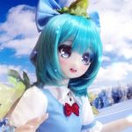 D23010 07青い短髪 魔法少女 ロリボディアニメラブドール