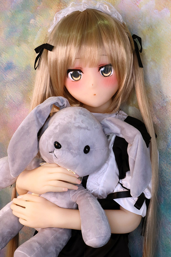 D23024 01金髪ツインテール三無ロリ アニメラブドール メイド