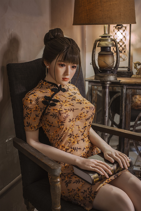D31019 10中国風レディ シリコン頭 ラブドール