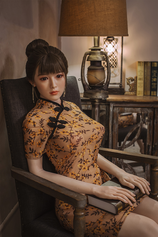 D31019 9中国風レディ シリコン頭 ラブドール