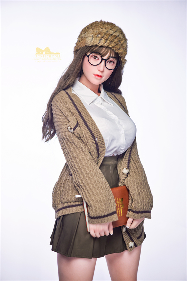 D04275 05153CM Eカップ、爆乳 めがね娘 中学生 ラブドール