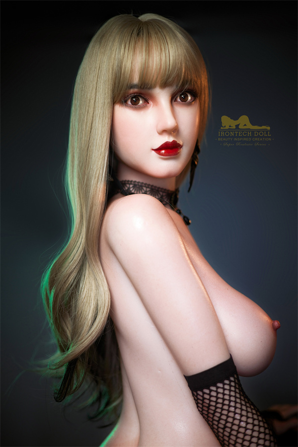 D04282 09153CM アダルト ブラックシルク シリコンラブドール