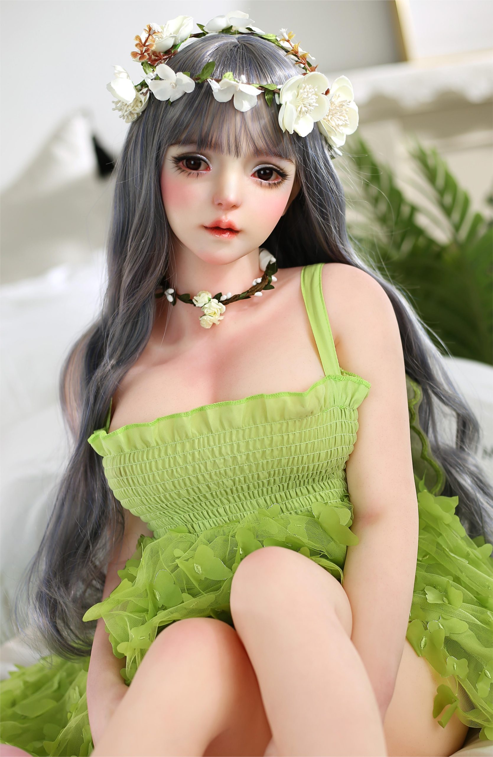 D10021 122 scaled116CM シリコンヘッド + TPE ボディ 精霊ラブドール 綺麗ダッチワイフ
