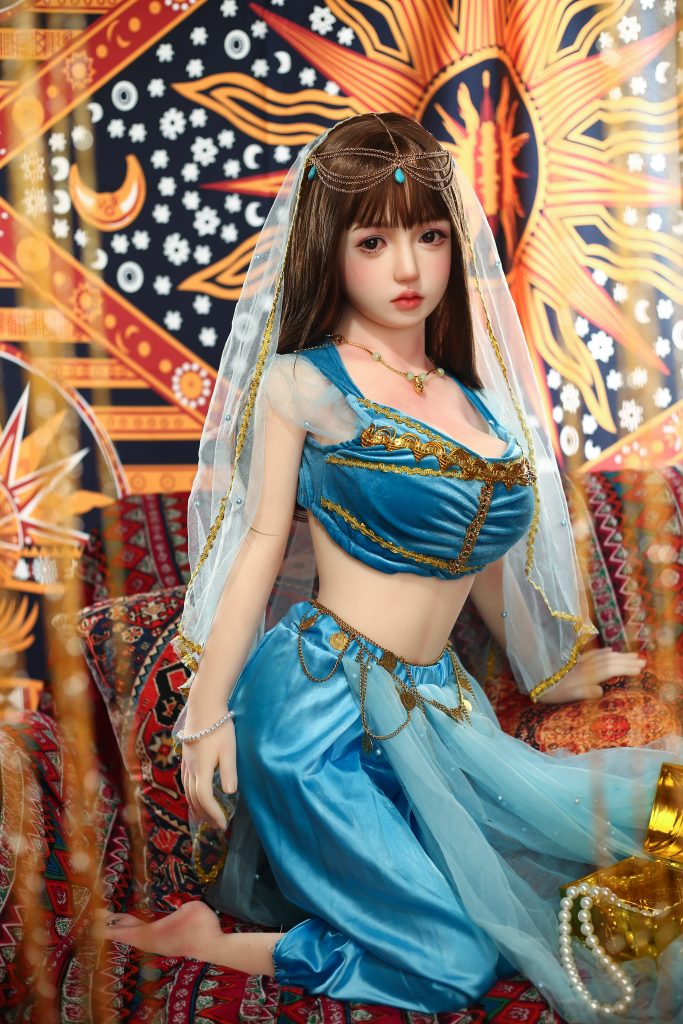 D1002228 scaled125CM シリコンヘッド + TPE ボディ 綺麗なダッチワイフ 激安ラブドール
